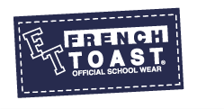 French Toast Girls Long Sleeve Polo W/ Picot Collar